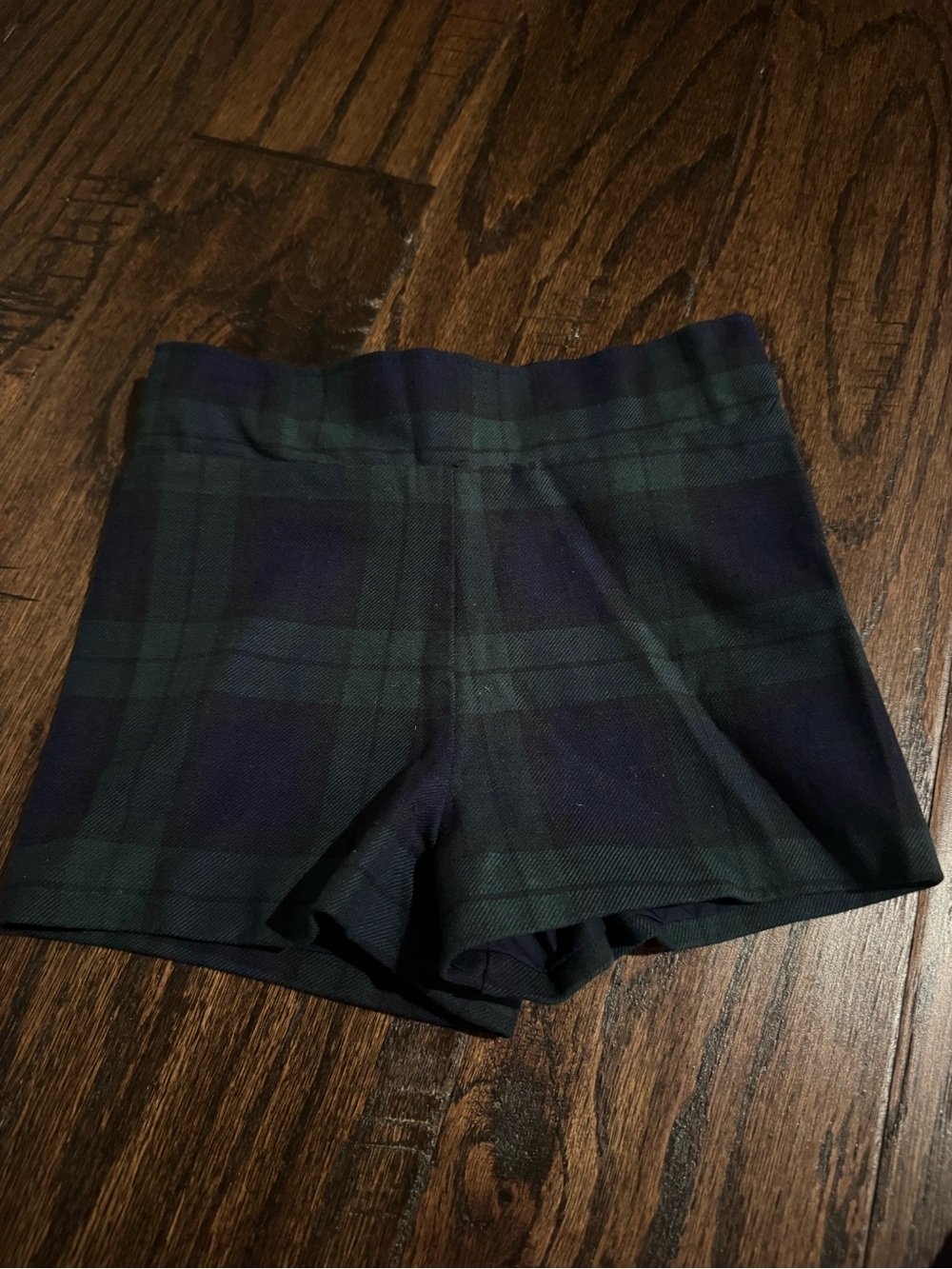 Plaid toddler boys shorts - Blackwatch Green